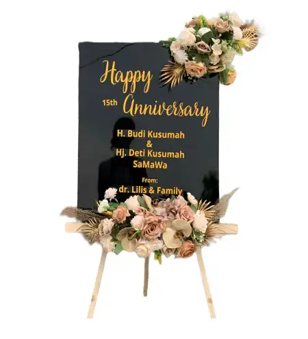 Papan Bunga Akrilik Plantungan